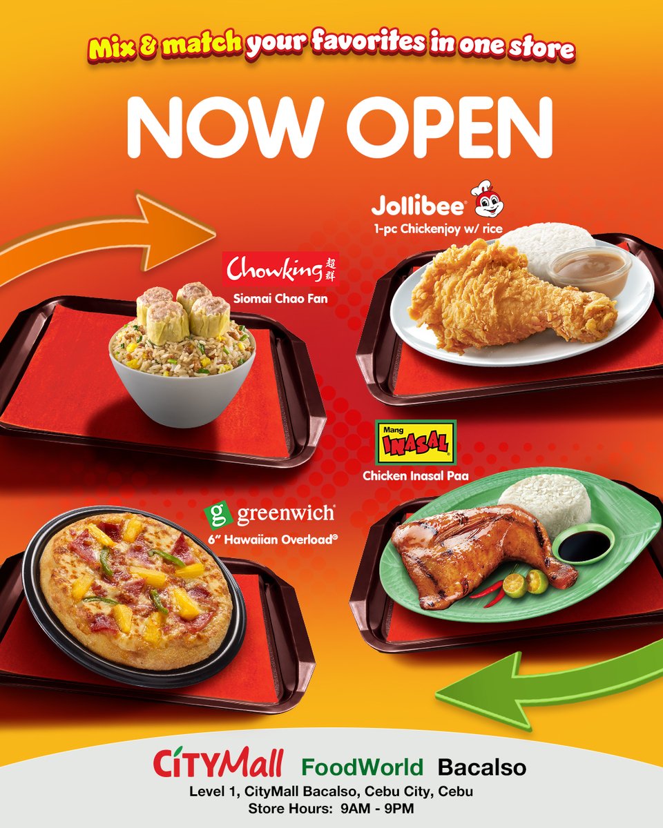 Chowking 超群 on Twitter "It's finally open! You can now mix & match