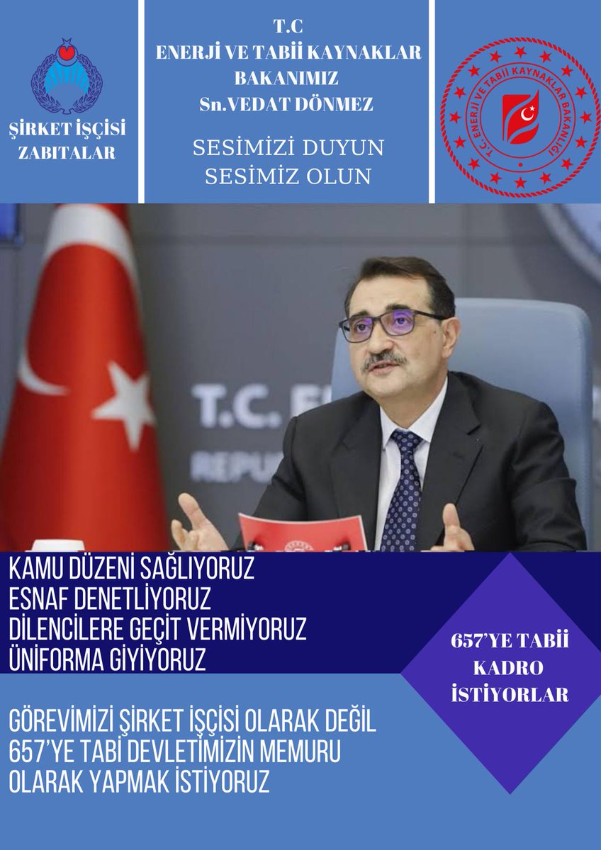 SirketZabitasi's tweet photo. 🇹🇷Belediye Şirket İşçisi Zabıtalar🇹🇷

Belediye Şirket İşçisi Statüsünde  
Kadrosuz, Güvencesiz ve Eşit Olmayan Sosyal Haklar ile Zabıta Memurunun Tüm Görevlerini İfa EDİYORUZ..

657 Zabıta Memuru Kadrosu Talep Ediyoruz 

@TCEnerji
@fatih_donmez

#pazartesi https://t.co/E6iAuokoNY