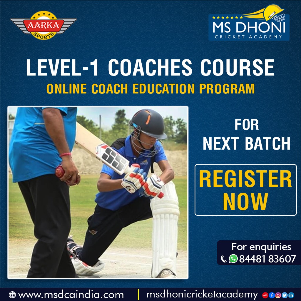 Letzplay_News's tweet photo. Kindly enroll for the LEVEL-1 COACHES COURSE &amp; get educated by the best faculties in the circuit.

Enroll Now 📞
Contact No. 8448183607 / +91 84481 83608

#msdcaindia #coach #coacheducation #cricketcoaching #MSDhoni #level1 #coachtraining #onlinecoaching #onlinecoachingprogram https://t.co/Zu6Ryl2ON7