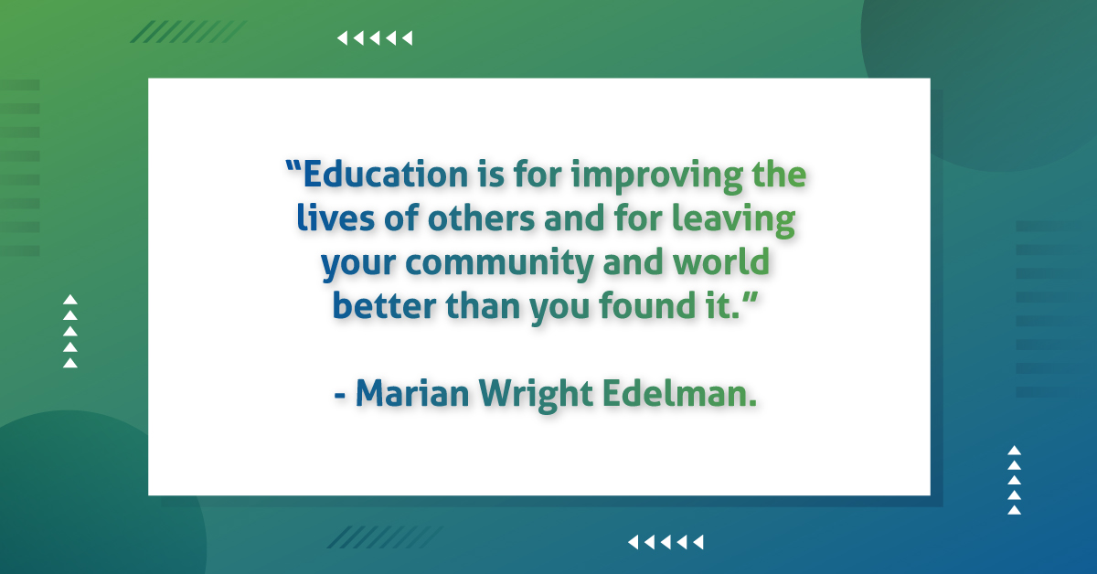 CollearOnline's tweet image. How has your life been improved by teachers.

#Collear #Education #community #quotes #inspirationalquotes #motivationalquotes #MondayMotivation #Monday #Inspirational #MarianWrightEdelman #teachers