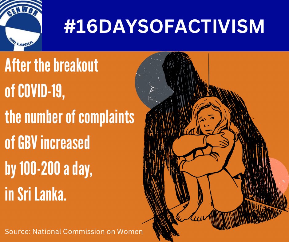 CENWOR_SL's tweet photo. Did you know? 
#16DaysofActivism2022 #16DaysOfActivism #COVID #women #survivor #gender #feminism #orangetheworld #womensrights #humanrights #cenwor #srilanka https://t.co/CdfoPY6qDH