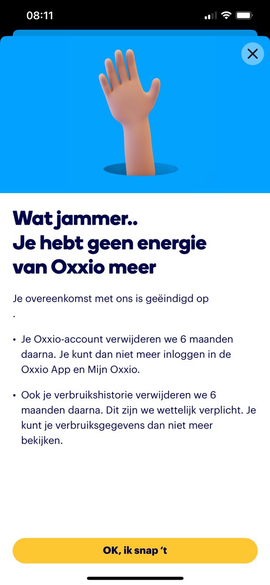 marquer's tweet image. Gaat het wel goed bij jullie @Oxxio ?! Zonder opgaaf van reden ons contract stopzetten? Telefonisch zijn jullie onbereikbaar en de chatbot heeft (ook) geen antwoorden… Graag zsm contact om dit op te lossen!