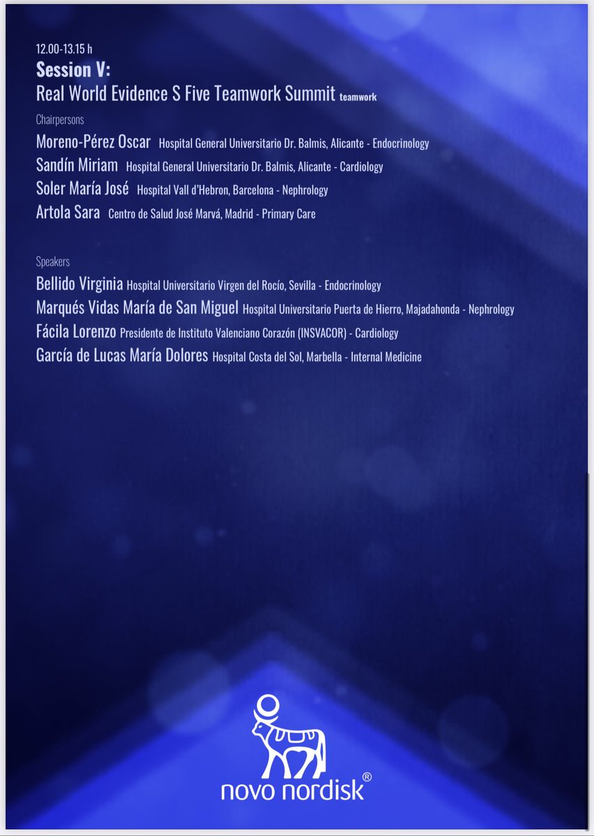 🚨🚨🚨 5 dias!! S five TeamWork Summit 2022 - Precision-Evidence Multidisciplinary Based Medicine, 2-3.12 Madrid <a href="/sociedadSEEN/">Sociedad SEEN</a> <a href="/secardiologia/">Soc Esp Cardiología</a> <a href="/SENefrologia/">S.E.N. Nefrología</a> <a href="/SEMERGENap/">SEMERGEN | Médicos de AP #SEMERGEN25</a> <a href="/NovoNordiskES/">Novo Nordisk España</a> inscripciones acceso on-line 👉🏻 sfiveteamworksummit2022.webcastlive.es