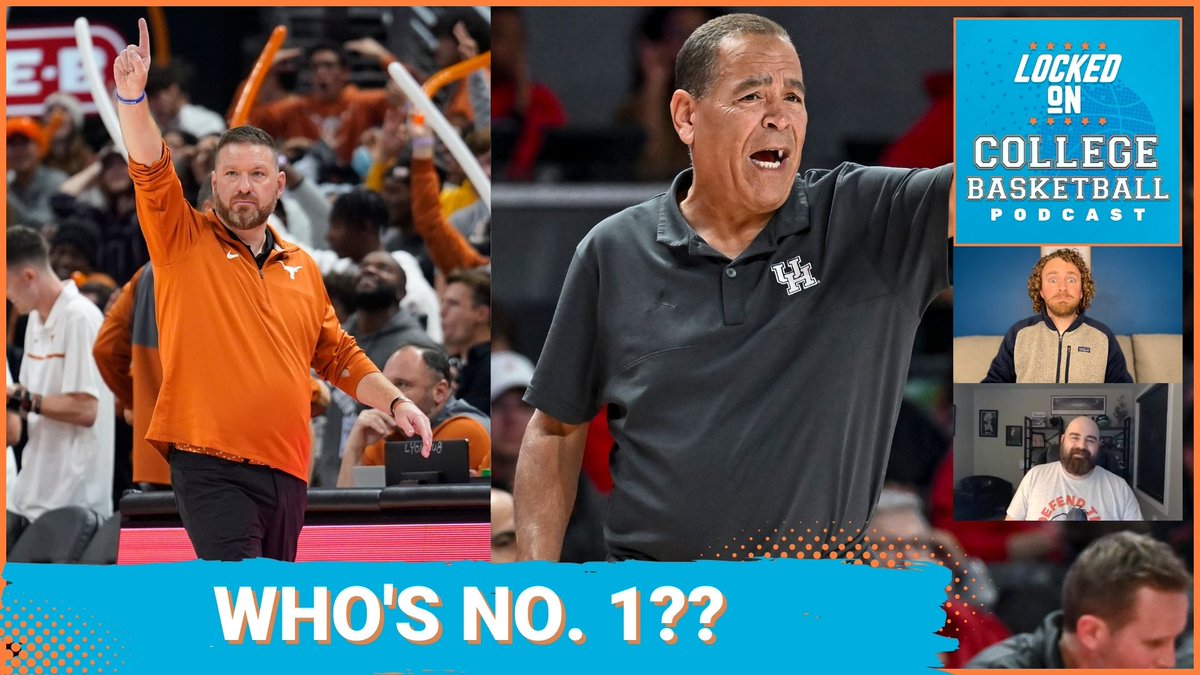LockedOnCBB's tweet photo. On today's show:
🏀 - WHO'S NO. 1??
🏀 - Who's currently in @AndyPattonCBB & @isaacschade's top 5?
🏀 - #PK85 recap
🏀 - #QuickHitters & @kenpomeroy climbers / fallers
Links to watch/listen:
🎧: https://t.co/nF6HPLgvV6
📺: https://t.co/VMmcpv46e4
#LockedOn https://t.co/tbkiqCJYoh