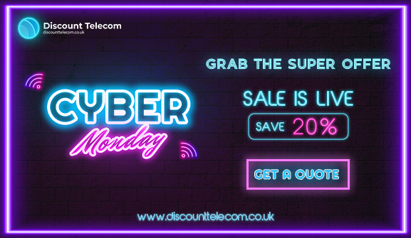 The Cyber Monday is here. Get 20% off on your broadband connection and enjoy flash-like internet speed. 

Get a Quote Now: discounttelecom.co.uk/broadbanddeals/
.
.
#discounttelecom #cybermonday #sale #cybermondaysale #broadband #blackfridaydeals #smallbusiness