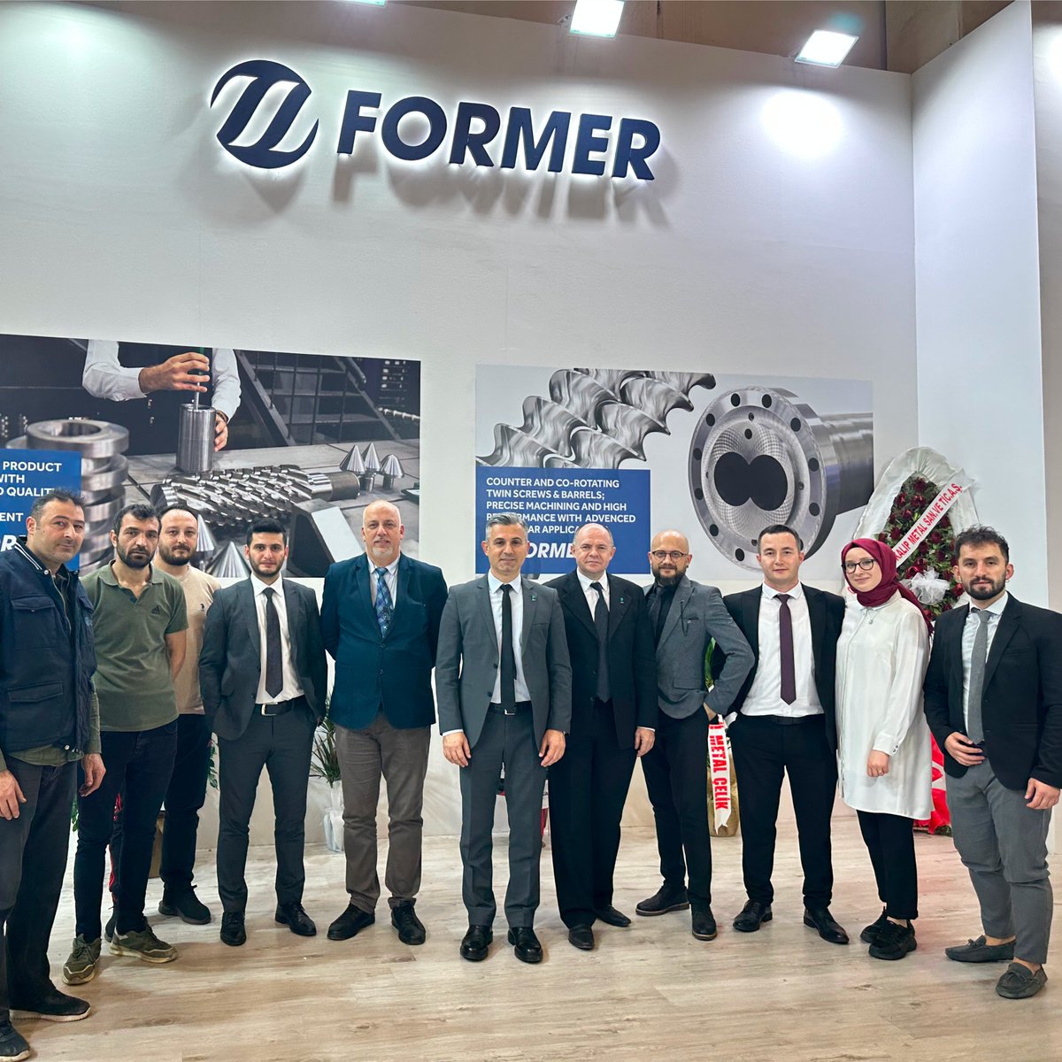 FormerMakine's tweet photo. PlastEurasia 2022 fuarı boyunca katılım gösteren tüm takım arkadaşlarımıza, partnerlerimize ve ziyaretleri ile bizleri onurlandıran misafirlerimize teşekkür ederiz. https://t.co/0wk9ivfe5L
