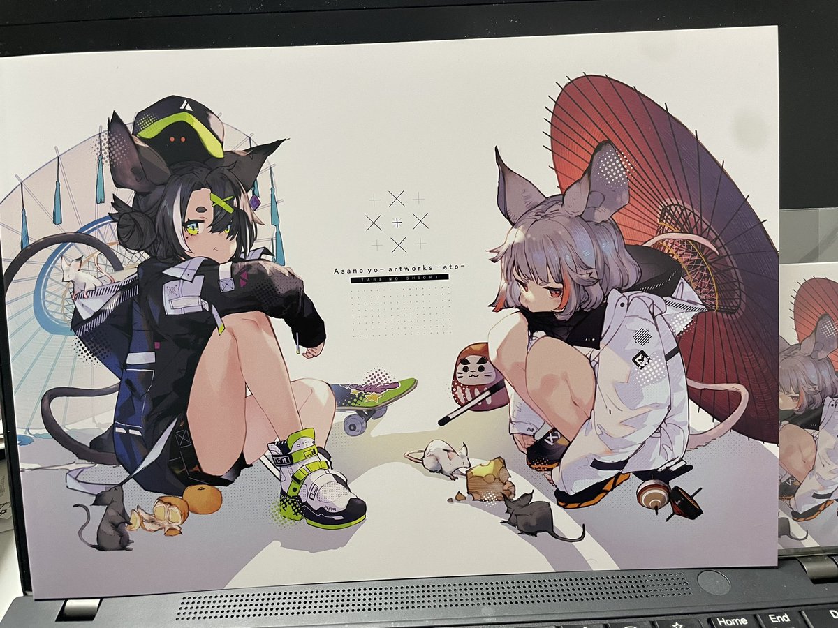 感想13

サークル 旅の栞
作者 朝ノよー
作品名 Asano yo- artworks -eto-

干支テーマの作品。
絵柄をどうグルーピングすれば良いのか分からないんですが、こういう絵柄も好き。
干支の娘たちもみんな可愛い。
ちらっと覗くカッコ良さというか、そんな風味がとても良きです。