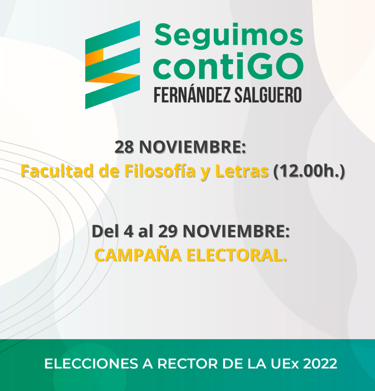 PedroFSRector's tweet photo. Buenos días a todas y todos,
Empezamos la semana visitando a las 12:00h la Facultad de Filosofía y Letras.
¡Seguimos contiGO!
#PedroFS_SeguimosContiGO #PedroFSRector https://t.co/bz3kZm4H5Y