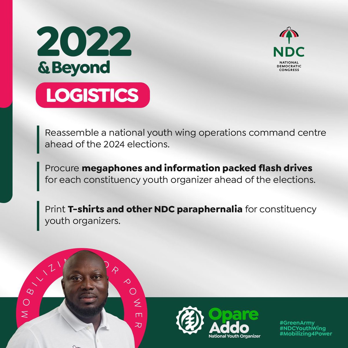 ms_asabea's tweet photo. Pablo will reorganize and reassemble a national youth wing operations command centre like the digital centre.This would be done well ahead of the 2024 elections to increase the output and reach of the team.
#Go4Pablo 
#GyeNyame 
#Pablo4NYO https://t.co/An361xEont