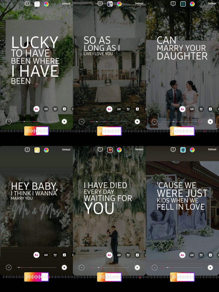 JualanBsSupport's tweet photo. music to celebrate a wedding day
✨ for instagram story ✨ 

-a thread- https://t.co/ieoEqTTDo9