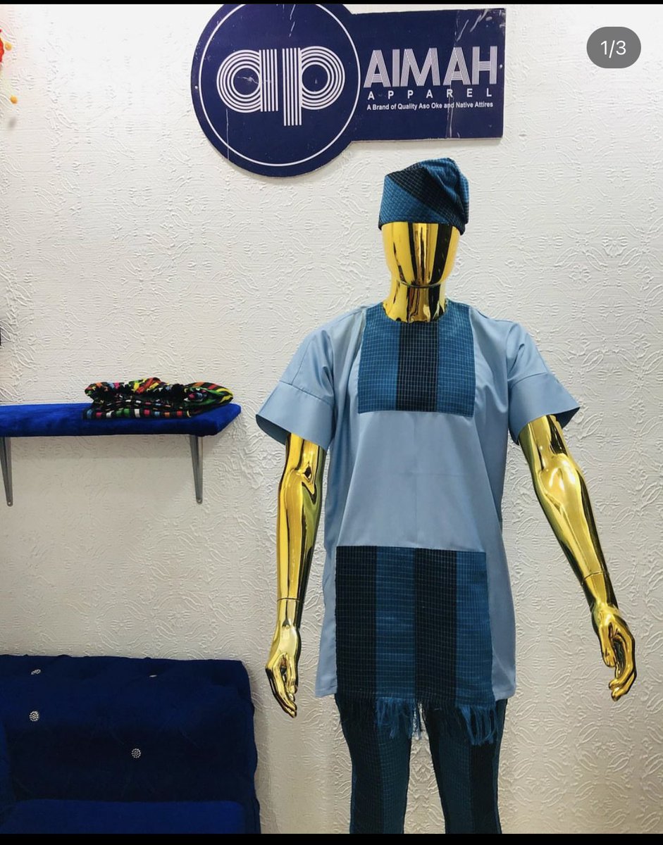 Aimahasooke's tweet photo. A special outfit for a special person to stand out of many this festive period. 

Available for delivery nationwide, send us a DM for more enquiries.

…
#asooke #portable, First Lady, Arewa, Dangote, Hauwa, Patience Jonathan, Saraki, #EndSARS https://t.co/XwcrYiUzaT