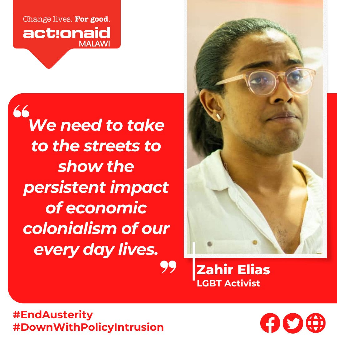 actionaid_mw's tweet photo. Day 4 of #16DaysofActivism2022 We must unite. Violence against women cannot be tolerated in any form, context or circumstance by any political player or by any government. #EndViolenceAgainstWomenandGirls #EndAusterity #EndFemicide https://t.co/4W5hl2QDEr