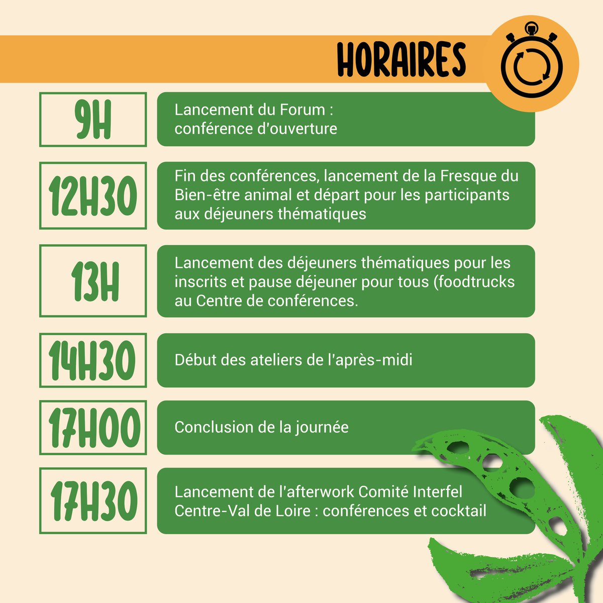 OAgrifood's tweet photo. On vous attend nombreux demain à 9h pour le #Forum #OpenAgrifood ! ⏰

Récap des infos à connaître 👇  Vous avez d’autres questions ? Contactez-nous en MP ! 📧

#Orleans #agriculture #alimentation #evenement #rencontres #agroalimentaire #innovation #OAF2022 #proteinesvegetales https://t.co/GJEyehIXOF