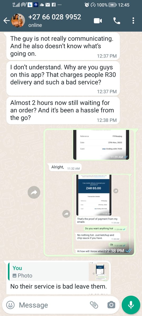 FulaMobile's tweet photo. @zintledyosiba Here is your messages asking the outlet to remove themselves and yourself from fula to which we immediately expedited https://t.co/3drRKvidsN
