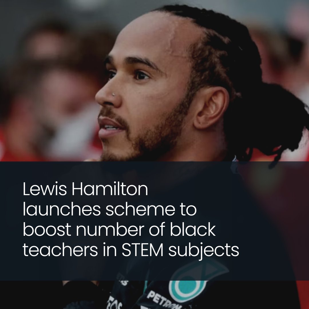 FounderChloeFox's tweet photo. Lewis Hamilton’s charity Mission 44 and education charity Teach First have partnered to launch #STEMfromBlack which seeks to upskill 150 black STEM teachers, helping to close the gap of inclusivity within the industries.🎉

#STEMnews #STEMmarketing https://t.co/ZUyYY0faud