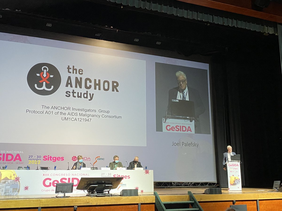 adriacurran's tweet photo. Excelente charla sobre cribado de displasia anal en #VIH por el Prof Palefsky en #Gesida2022. El estudio #Anchor ha demostrado que tratar #HSIL anal reduce riesgo de #cáncer. Pero la prevención primaria vacunando frente a #VPH muy importante! @GeSIDA https://t.co/l8tSPe38hd