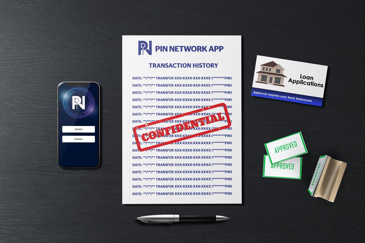 PayItNow_PIN's tweet photo. On the #pin_network your transaction history remains secure 🔒 Spend with confidence knowing your personal shopping habits won't get in the way of a loan approval 🏠✅
#securetransactions #loanapproval #pin #payitnow #pinnetwork #pinpayments #cryptopayments #blockchain https://t.co/k23mFlfSpi