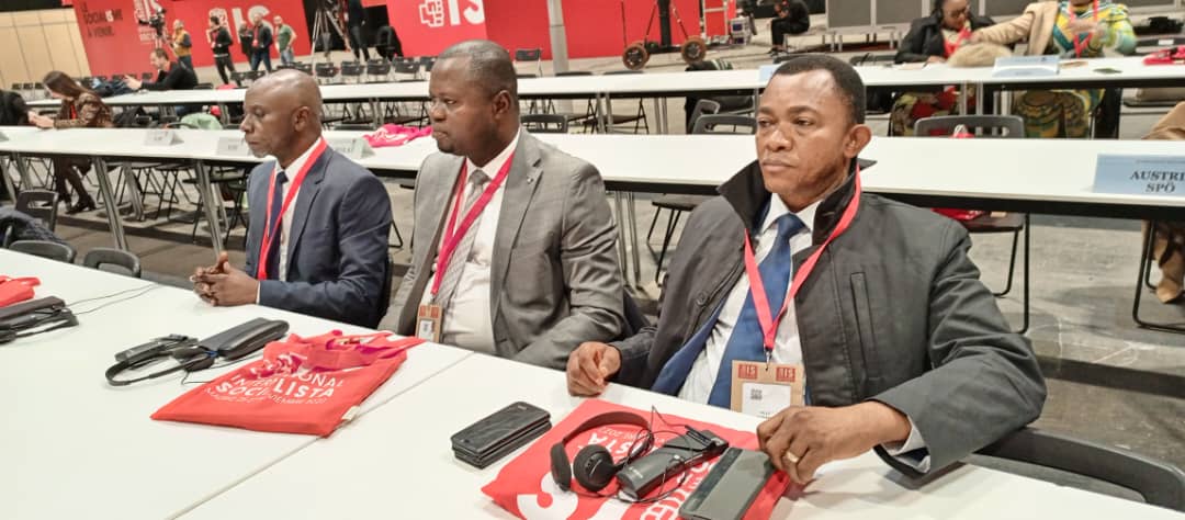 Mas media officiel (@mas_media_rdc) on Twitter photo #RDCPOLITIQUE: Aux côtés du SG du PALU W.MANKIANSHI, le député national élu d'Ilebo Justin LUWEPE prend activement part aux travaux du 26ème Congrès de l’Internationale Socialiste à Madrid.<a href="/JustinLuwepe/">Justin Luwepe</a> <a href="/mariusbab2007/">marius bambessa</a> <a href="/NgwapitshiP/">Ngwapitshi Pierre</a> <a href="/kaluvanda5/">Julio5@Kaluvanda K.</a> <a href="/mayara_armel/">Armel Mayara, MD,MPH(Ucl),SDSR( KIT),Vaccino(ULB)</a> @ #RDCPOLITIQUE: Aux côtés du SG du PALU W.MANKIANSHI, le député national élu d'Ilebo Justin LUWEPE prend activement part aux travaux du 26ème Congrès de l’Internationale Socialiste à Madrid.<a href="/JustinLuwepe/">Justin Luwepe</a> <a href="/mariusbab2007/">marius bambessa</a> <a href="/NgwapitshiP/">Ngwapitshi Pierre</a> <a href="/kaluvanda5/">Julio5@Kaluvanda K.</a> <a href="/mayara_armel/">Armel Mayara, MD,MPH(Ucl),SDSR( KIT),Vaccino(ULB)</a> @