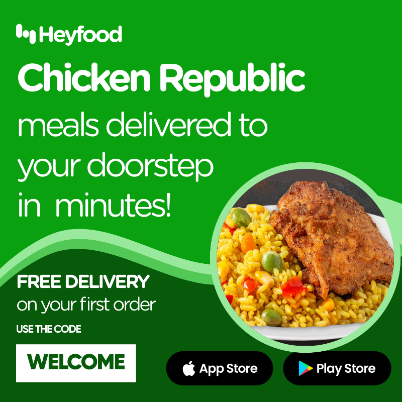 HeyfoodAfrica's tweet photo. Hey IB, have your favorite meals and groceries delivered to your doorstep in minutes. Download the Heyfood app today.