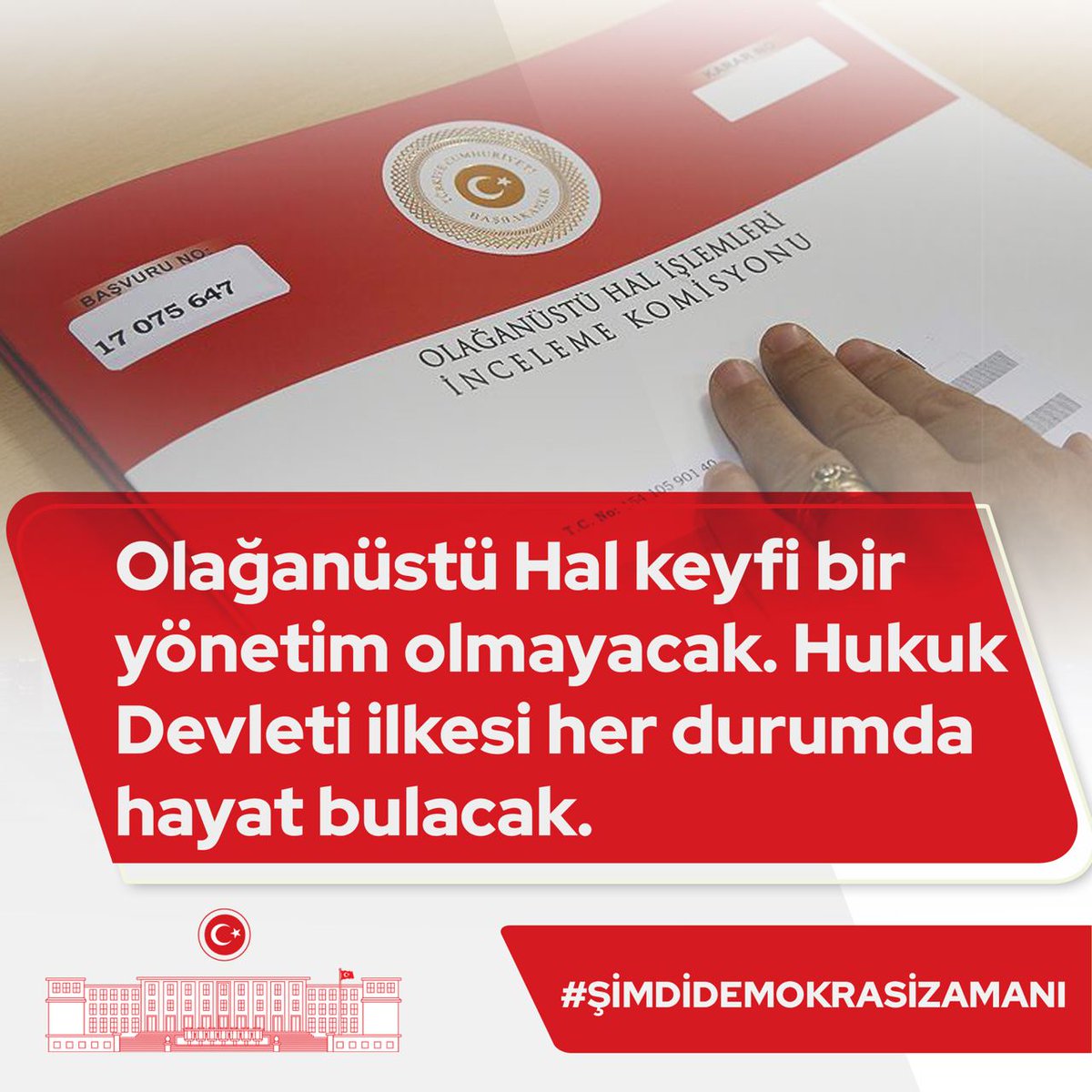 Serhan Yücel: ‘‘Olağanüstü Hal keyfi bir yönetim olmayacak. Hukuk Devleti ilkesi her durumda hayat bulacak.’’ #şimdidemokrasizamanı