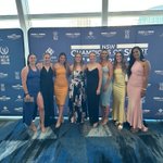 Our Harvey Norman Women's team are on the blue carpet ready for tonight's 2022 NSW Sports Awards. All the best 🐯👏🏼 #weststigers #showyourstripes 