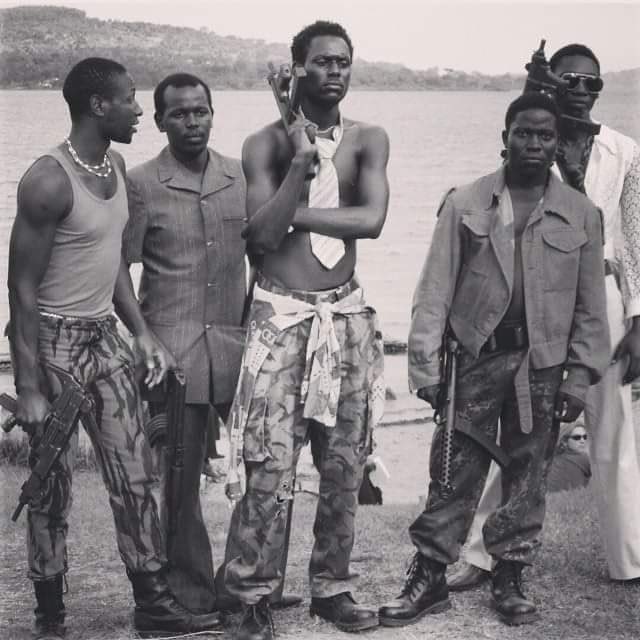 mauricekirya's tweet photo. Twateera Embundu!! 😄 🔫 
We fired shots 😄🔫

#5guns #stateresearchbureau
 #mauricekirya #thelastkingofscotland https://t.co/AdxwqA8LWL