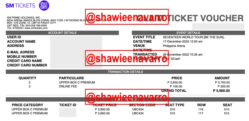 heyykpop_'s tweet photo. WTS LFB SEVENTEEN SVT PH
BE THE SUN IN BULACAN - BETS

— 3 UBC Premium seats

UBC 419 - Row 118, Seat 394

UBC 424 - Row 116, Seat 510
UBC 424 - Row 117, Seat 510

RFS: Selling because op got better tickets

💌 @shawieenavarro or you can message me here too! https://t.co/GBNhczKw6u