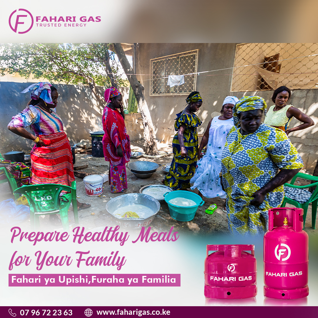 FahariGas's tweet photo. Prepare healthy meals for your loved ones with our gas cylinders.

A cleaner alternative compared to other methods, you can rest easy  knowing your family is protected from harmful emissions

#CookingGas #BeiNafuu #QualityHalisi  #FahariGas #FurahaYaUpishi #FurahaYaFamilia https://t.co/tBbqxHZZ9O