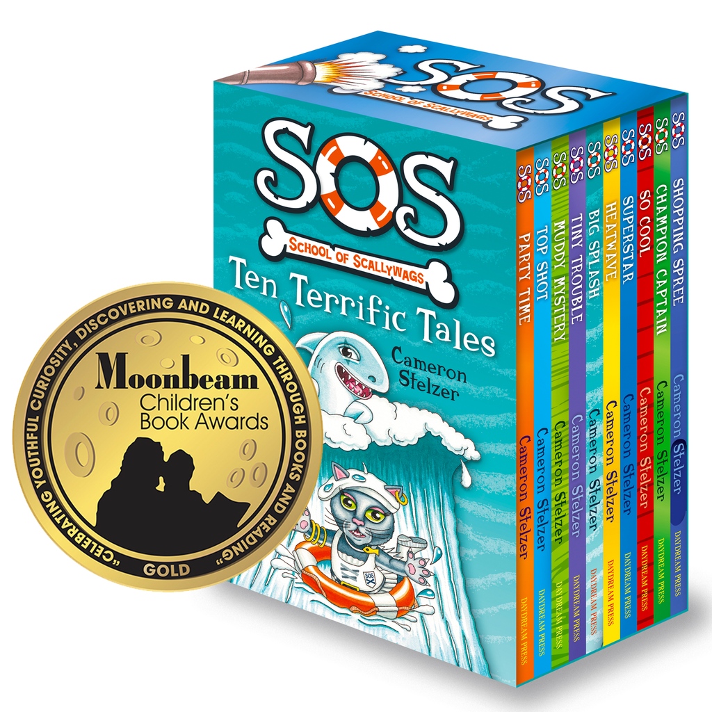 CameronStelzer's tweet photo. SOS Ten Terrific Tales has won a prestigious Moonbean Children's Book Award for the best chapter book series.
.
.
#bookaward https://t.co/2Q6arkR2az