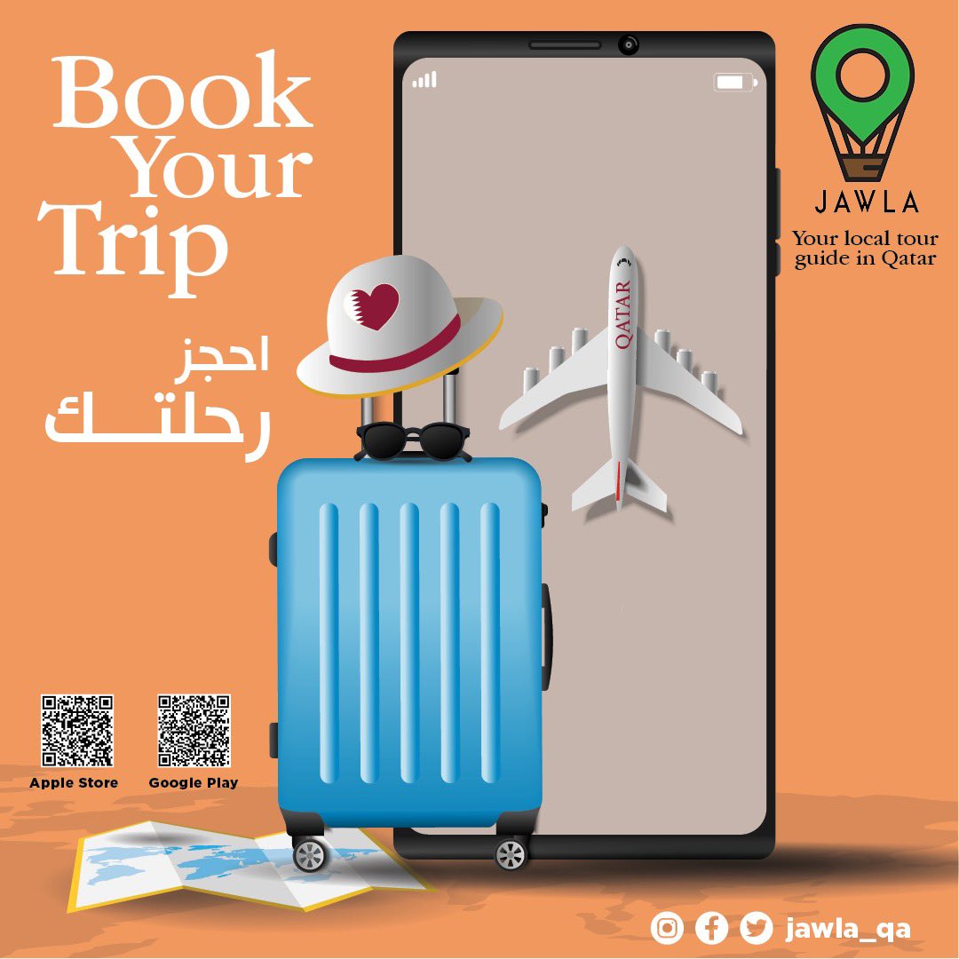 jawla_qa's tweet photo. Book your destination in Qatar 
#قطر #الدوحة #كاس_العالم #فيفا20 #٢٠٢٢ 
#مونديال_قطر_2022 #مونديال_العرب #qatar #qatar2022 #fifaworldcup2022 #fifaworldcup #fifa #tour #touris #tourism #سياحة #السياحة https://t.co/2lUx9c2QTJ