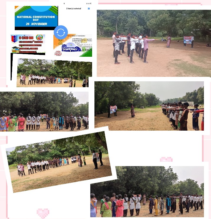 NccTvmalai's tweet photo. Kalaignar Karunanidhi Govt Arts College Tiruvannamalai NCC cadets celebrated National Constitution Day 26 Nov 2022 https://t.co/TSuLrDIW16