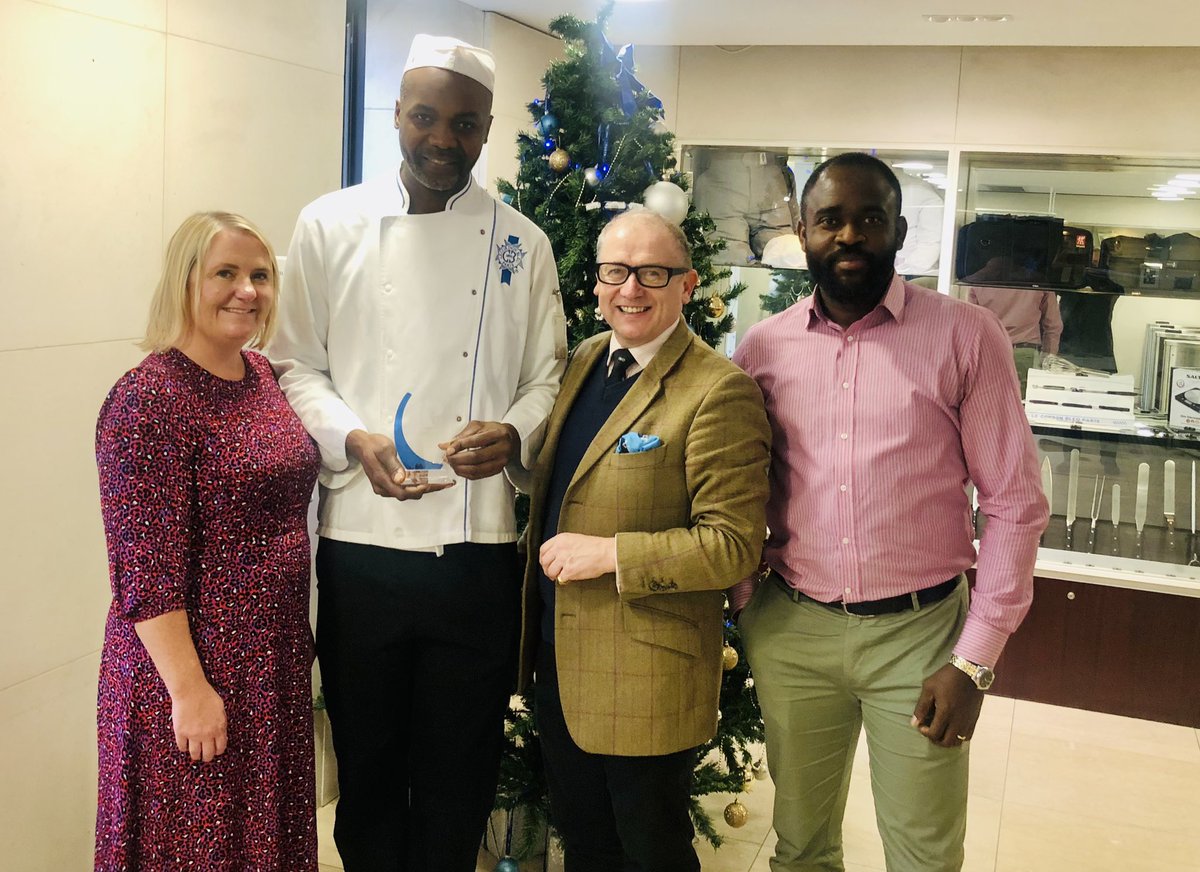 WinterhalterUK's tweet image. Another deserved, Highly Commended awardee for @KPOFTHEYEAR - Lango part of the @act_clean team from @LeCordonBleuLDN- great to meet you all! @Caterertweets