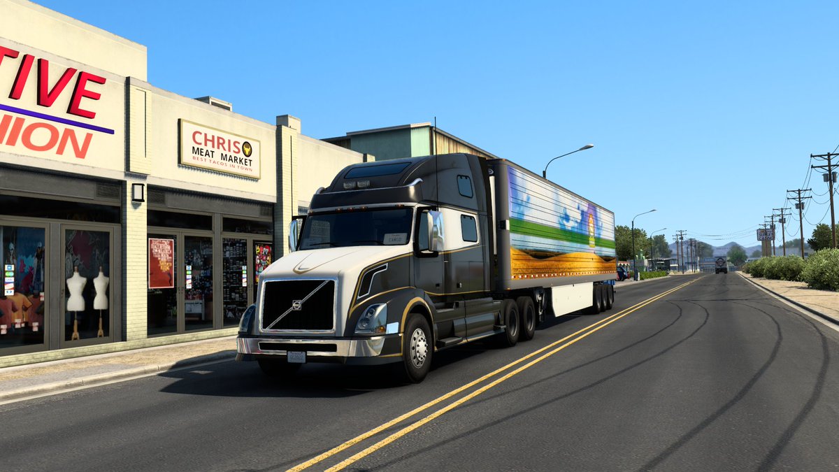 TRBeetle's tweet photo. Truck driver's deliver good's on time and safe around the world and we appreciate all drivers!

#ATS #AmericanTruckSimulator #BestCommunityEver https://t.co/aanMI3q7Cq