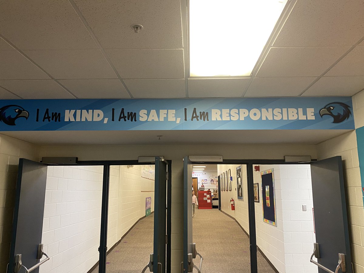 NightingaleJeff's tweet photo. Thank you to our amazing Prairie PFE for the new wall decals! #prairierocks #osd135 https://t.co/WyQPowGCIH