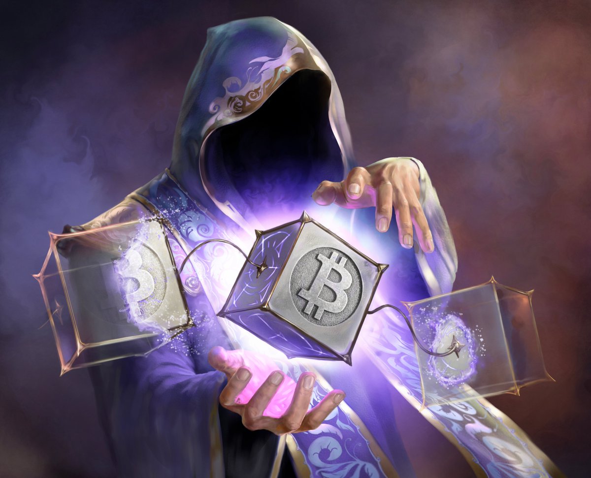 A Spells of Genesis SATOSHICARD just sold for 55Ξ ($64,484.2).

✨ Created in 2015.
✨ First cryptoart depiction of Satoshi.
✨ Most powerful card in the first game to tokenize in-game assets.
✨ Used in the first instance of interoperability between two independent games.