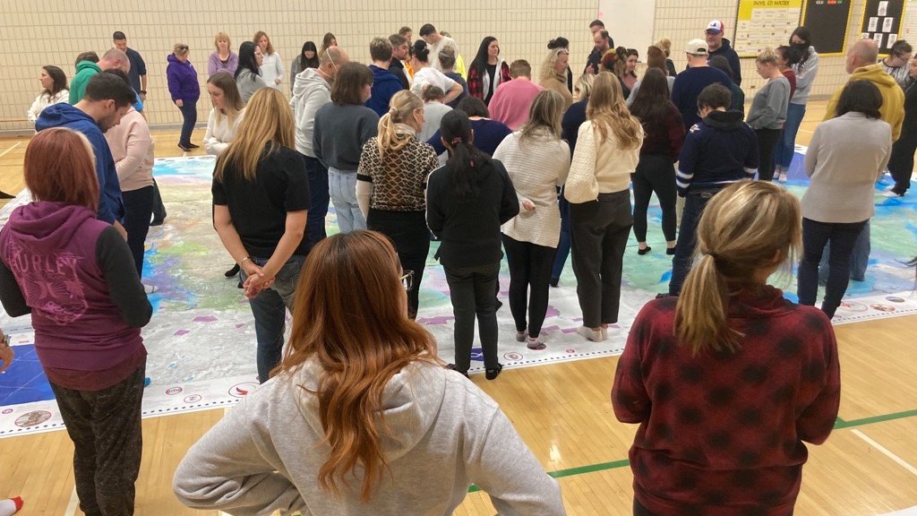 bw_RETSD's tweet image. As part of our commitment to Truth and Reconciliation, the Bernie Wolfe staff spent part of our PD time on Friday working with the IPAC map. We will be sharing our learning with our students over the next few weeks. @RETSDschools