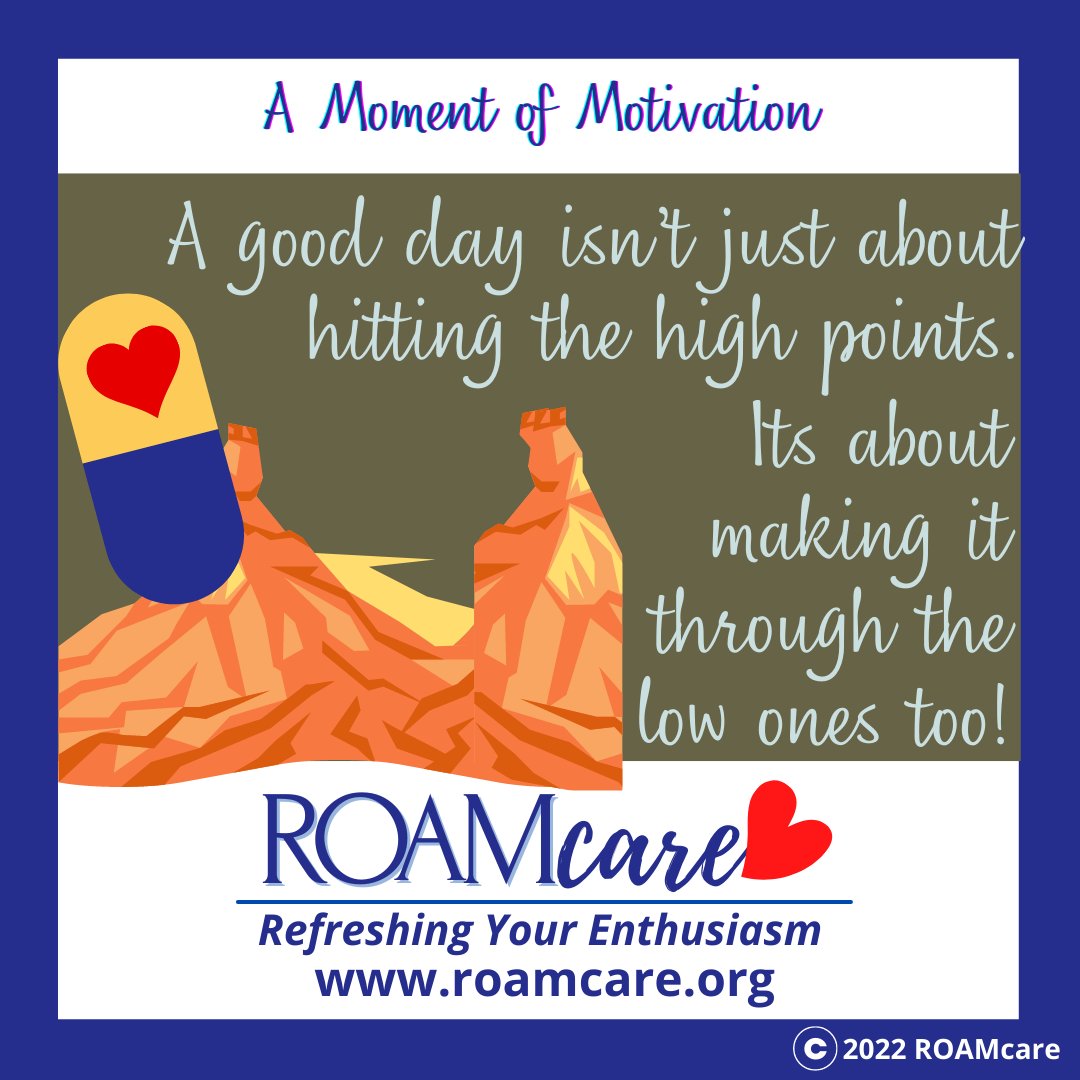 ROAMcare's tweet photo. Donโt feel bad if you didnโt hit new heights today. Sometimes, making it through the day is reward enough!
Stay #Motivated More #MotivationMoments at https://t.co/t5UwROR4AX
#inspiration #motivation #PositiveEnergy #GratitudeAttitude #ThankYourself #YouCanDoIt https://t.co/At8oLVkhxS