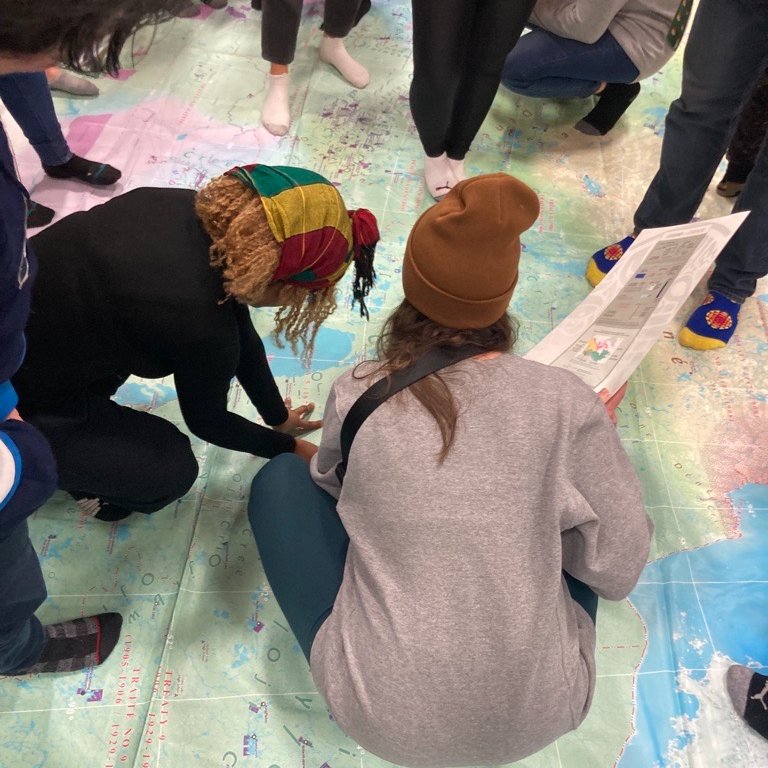 bw_RETSD's tweet image. As part of our commitment to Truth and Reconciliation, the Bernie Wolfe staff spent part of our PD time on Friday working with the IPAC map. We will be sharing our learning with our students over the next few weeks. @RETSDschools