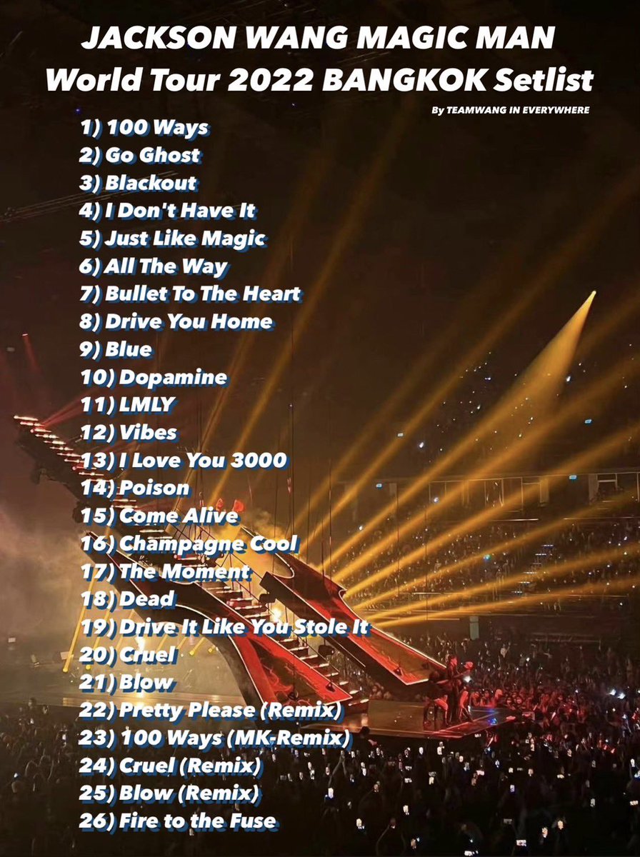 TEAMWANG IN EVERYWHERE on Twitter "JACKSON WANG MAGIC MAN WORLD TOUR