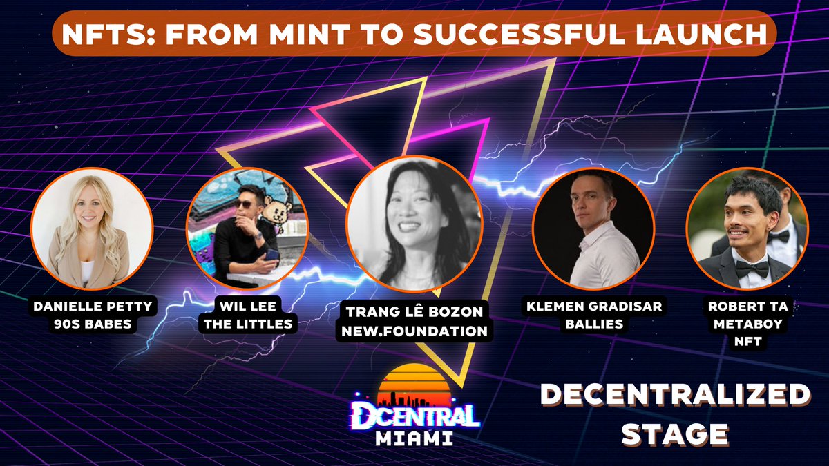 speakup's tweet photo. Come meet us IRL Tomorrow @ 4PM  Your thoughts on what makes an NFT project succeed @DcentralCon
@Sagat_19 @CryptoQuantic @coreycottrell @melwritesmiami @proguerra @flymetanft @BelindaPham @goblintown @neftyblocks @newforum_nco @DiegeNFT @1DigitalCrypto @Web3Geo @JulianApeSwap https://t.co/ogxAtSEaFM