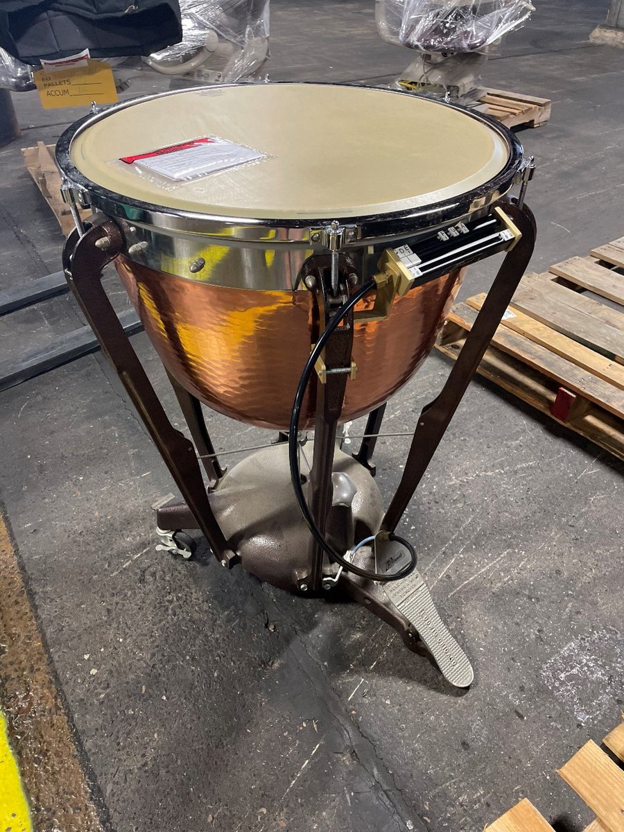 DLAMIL's tweet photo. #TBT #TurnInTuesday higllights a timpani drum was turned into #DLADispositionServices Susquehanna site #DLA #DLADistribution https://t.co/HKXfkboXDB