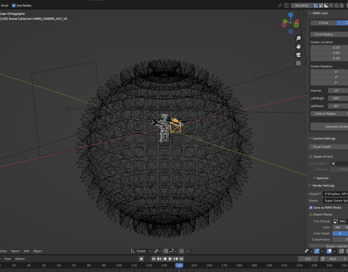 HPBinary's tweet image. C A M E R A   S P H E R E 

#Blender3d #blendercommunity