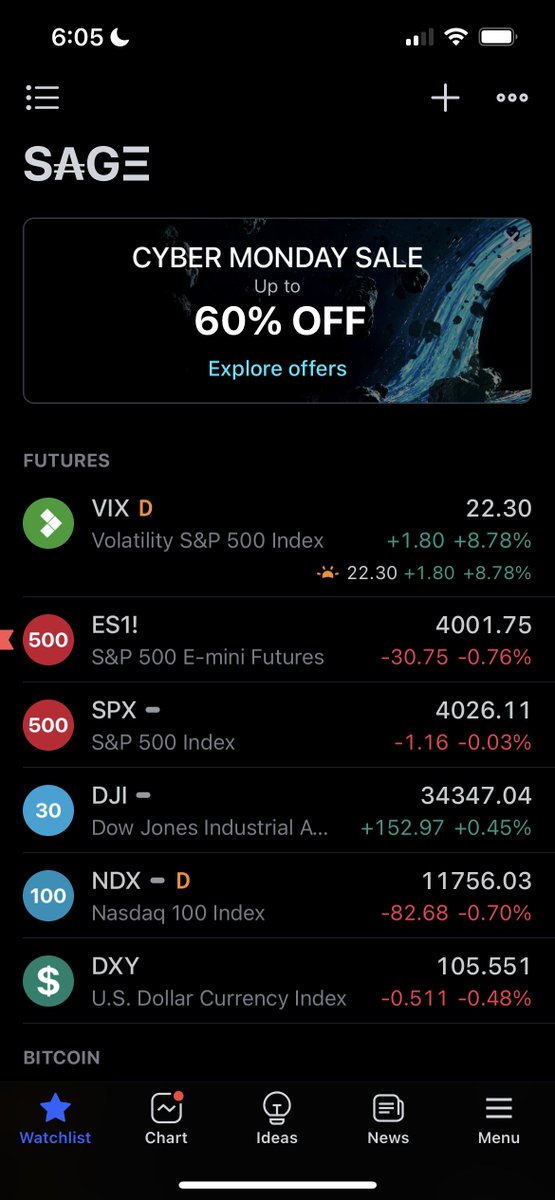 SAGE_Cardano's tweet photo. Trading View App 

No Affiliate / Non Promo Comment

If you are remotely interested, this is the Single best price 60% off to lock in access for the year.

Big Fan of their Desktop App and the phone app works well

https://t.co/r1XmZibesp https://t.co/bagKOGXPao
