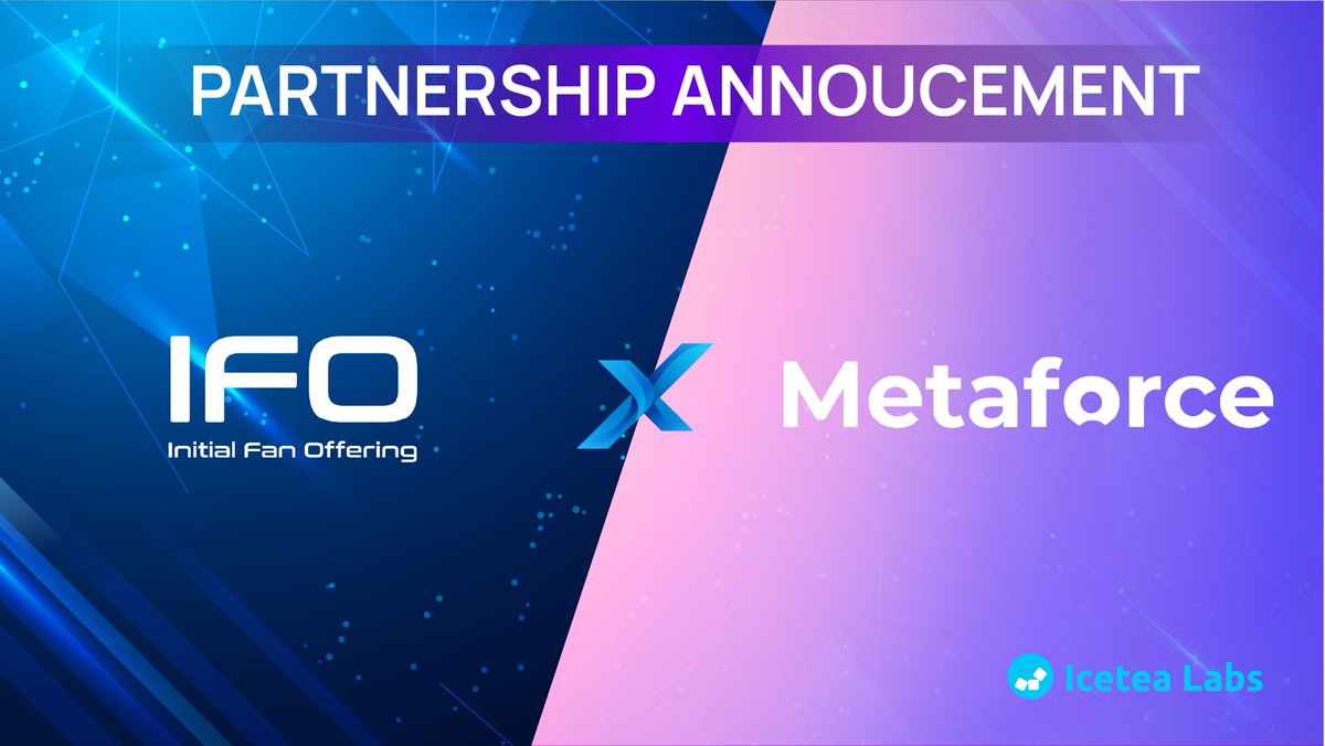 🤝IFO will partner up with Metaforce to ensure fairness and transparency for task completion!🤝
 <a href="/Metaforce_Org/">Metaforce</a> is a Web 3.0 Work-to-earn platform that empowers the metaverse’s workforce by utilizing cross-marketing.  #Cryptocurency #Metaforce #IFO