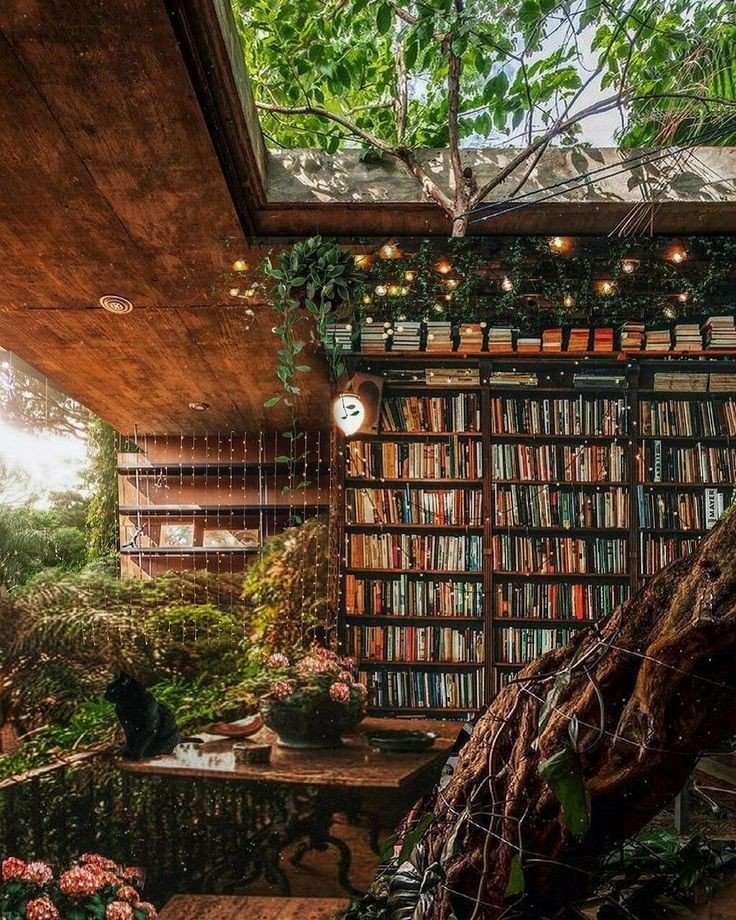 home library.