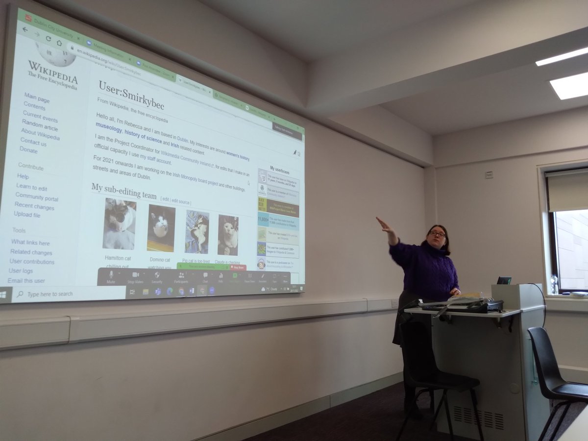 RMcMnow's tweet photo. Live #WikiThon today for #GY326 students @DCUHist_Geog with @restlesscurator, editing Irish #UrbanGeography entries on Wikipedia #Editathon https://t.co/I2pgSw8wpR
