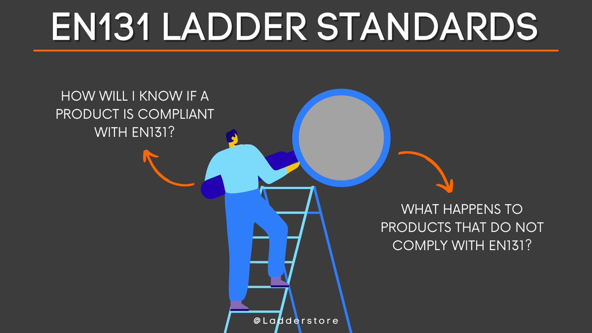 ladderstore's tweet photo. π£Would you know if your ladder complies with EN131 ladder standards?
https://t.co/Hmq5b3jgA8
#Ladderstore #Safety #HealthAndSafety #EN131 #Ladderstandards https://t.co/JU1VYIxLpd