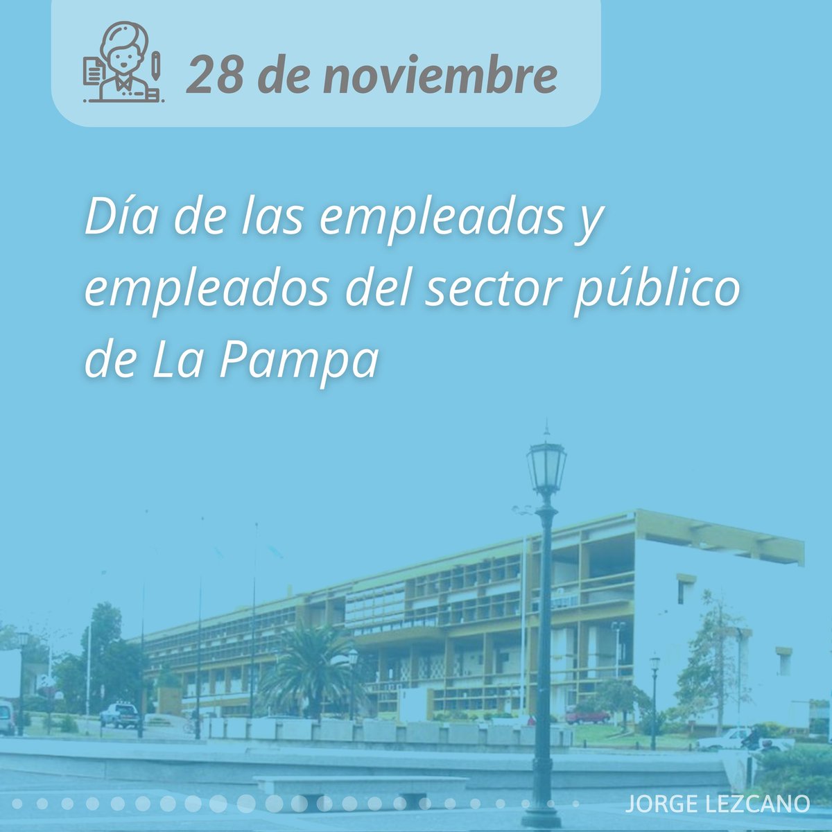 ¡Feliz día empleadas y empleados públicos de nuestra provincia! 

🙌🏻 Gracias por su trabajo y compromiso con la sociedad pampeana.