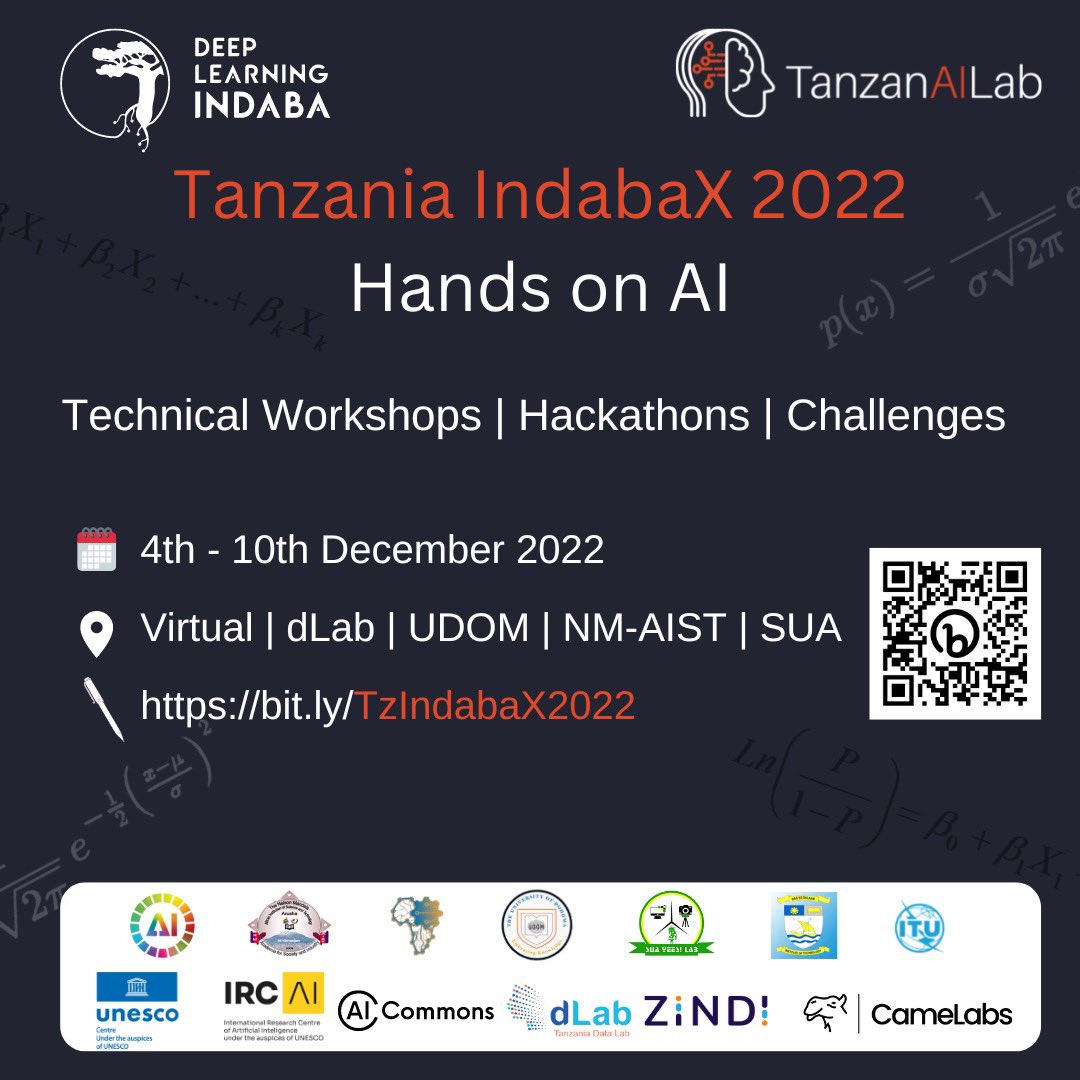 TanzaniaSA's tweet photo. If your startup is looking to build capacity in Artificial Intelligence and Machine learning don’t miss out. The training will be happening Virtually with meet-up spots.

Register here: https://t.co/yXs3X8OSQ9 https://t.co/6rQOSy593v