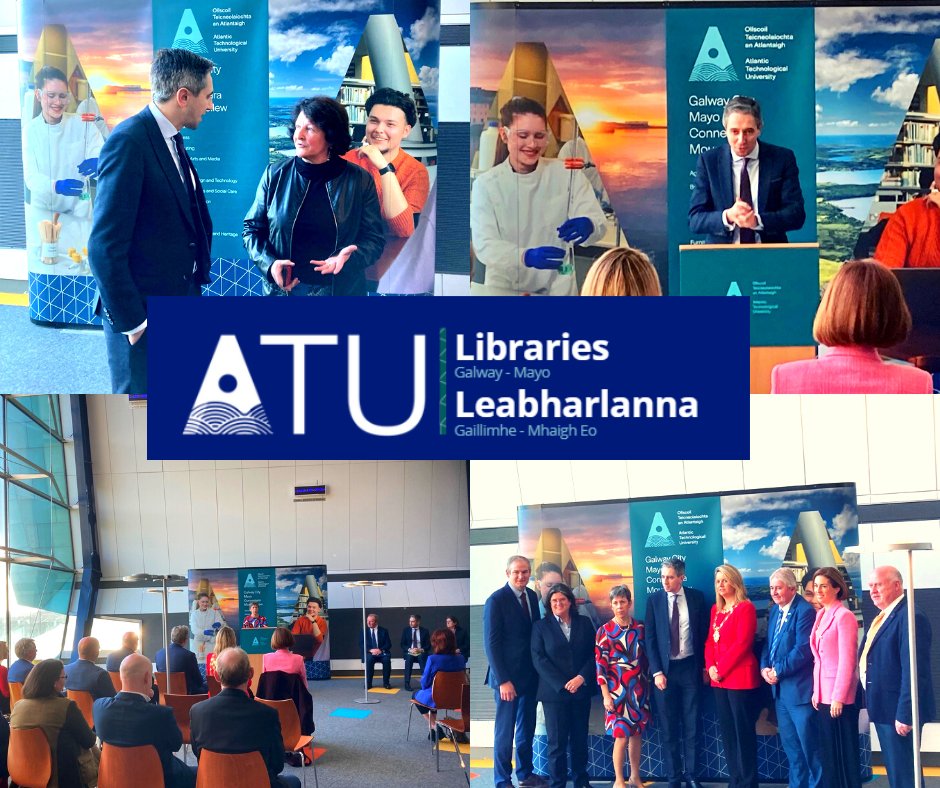 library_atu's tweet photo. The library team were pleased to welcome Minster @SimonHarrisTD and guests to our #Galway City (Dublin Road) #library for this morning's project announcement.
#MondayMotivation #ATUHere4U #ATULibraries https://t.co/WFH03pcRWG